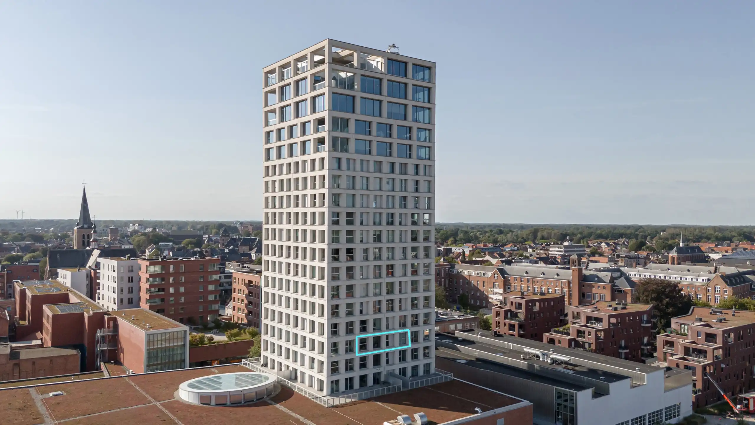 Luxueus éénslaapkamerappartement in het centrum van Turnhout foto {{pictureIndex}}