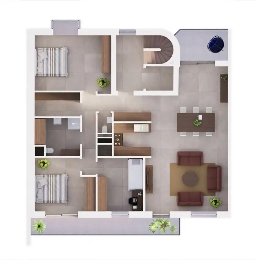 Penthouse 133m² met 3slk  foto 11