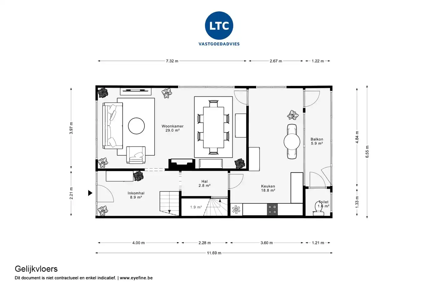 Instapklare gezinswoning met 3 slpks, grote tuin en garage  foto 34