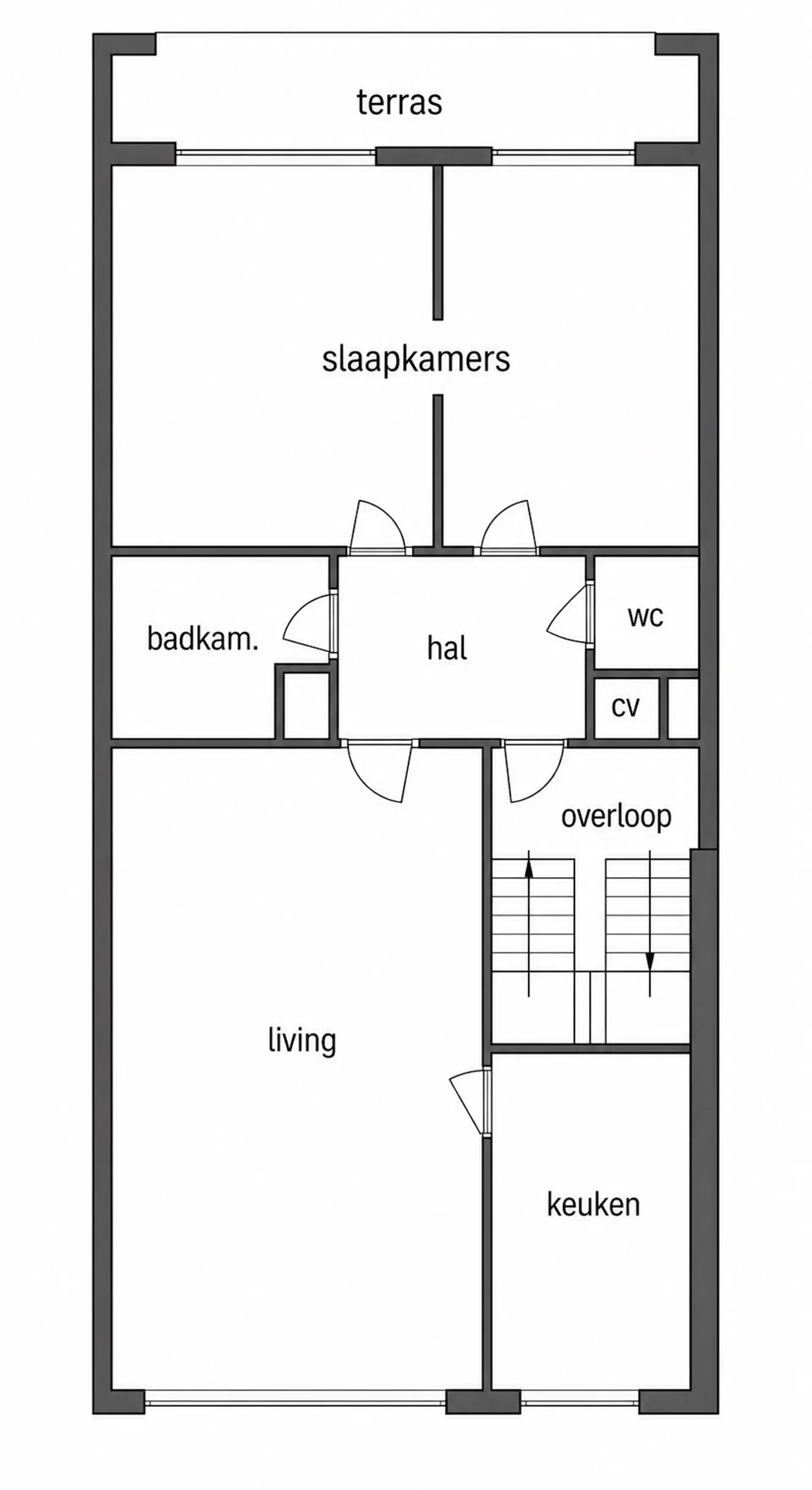 Lichtrijk appartement van 89 m² met 2 slpk's & zuidterras! foto 18