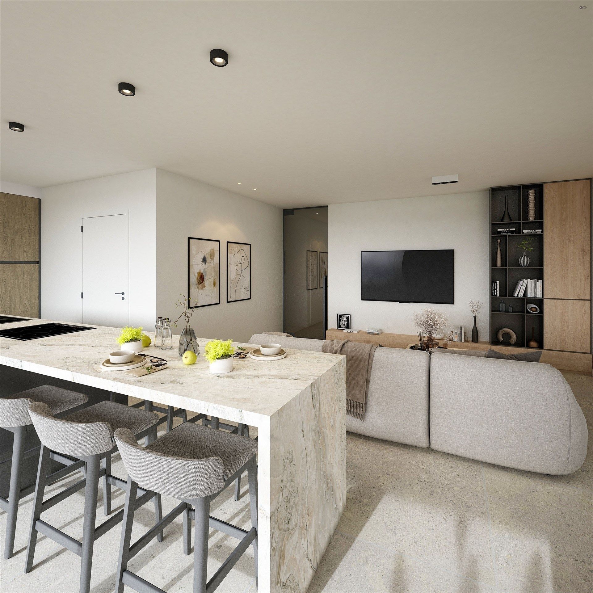 Penthouse met 2 slaapkamers foto 3