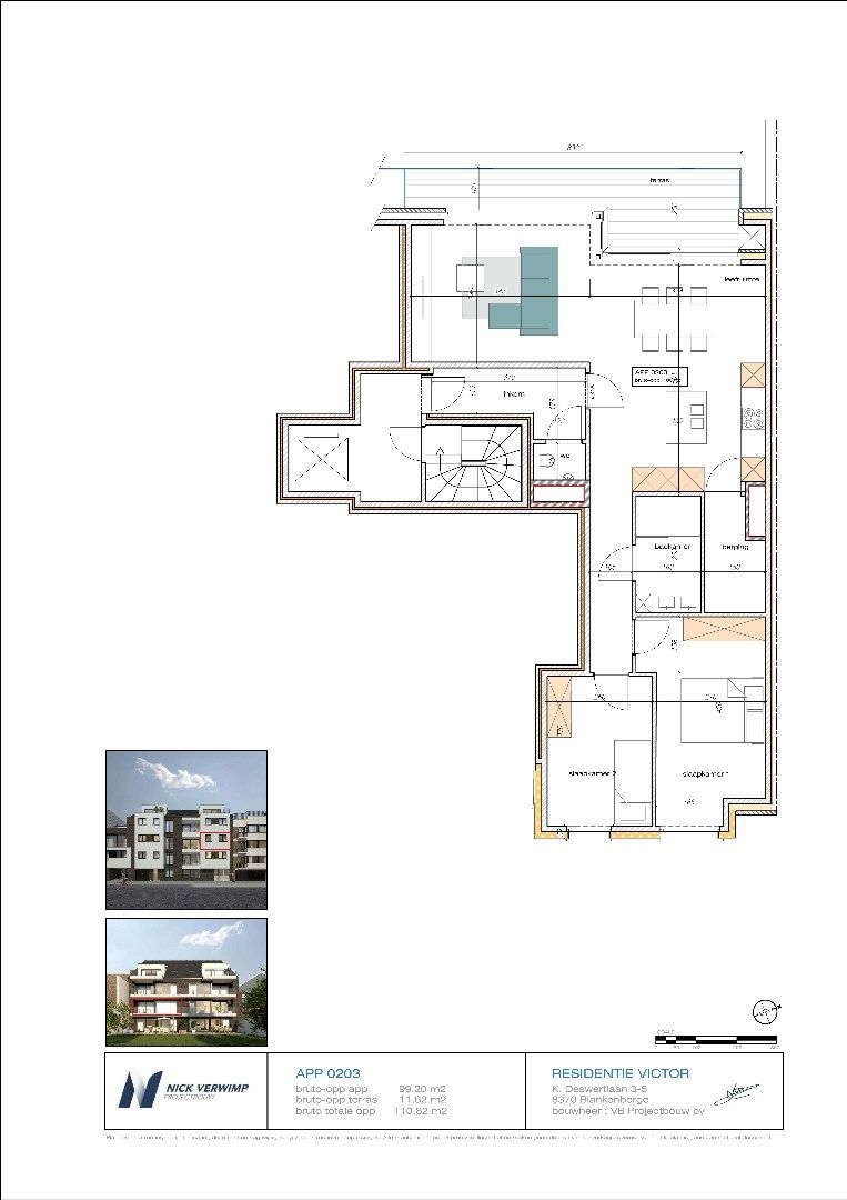 Super energiezuinige, nieuw te bouwen BEN appartementen met mooie zonneterrassen op centrale ligging te Blankenberge. foto 13