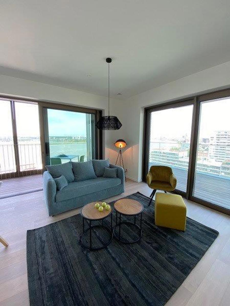 Ongemeubeld 1 slaapkamer appt. met zicht op de Schelde foto 2