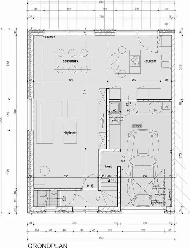 Nieuw te bouwen halfopen woning met vrije keuze van architectuur te Kluisbergen. foto 5
