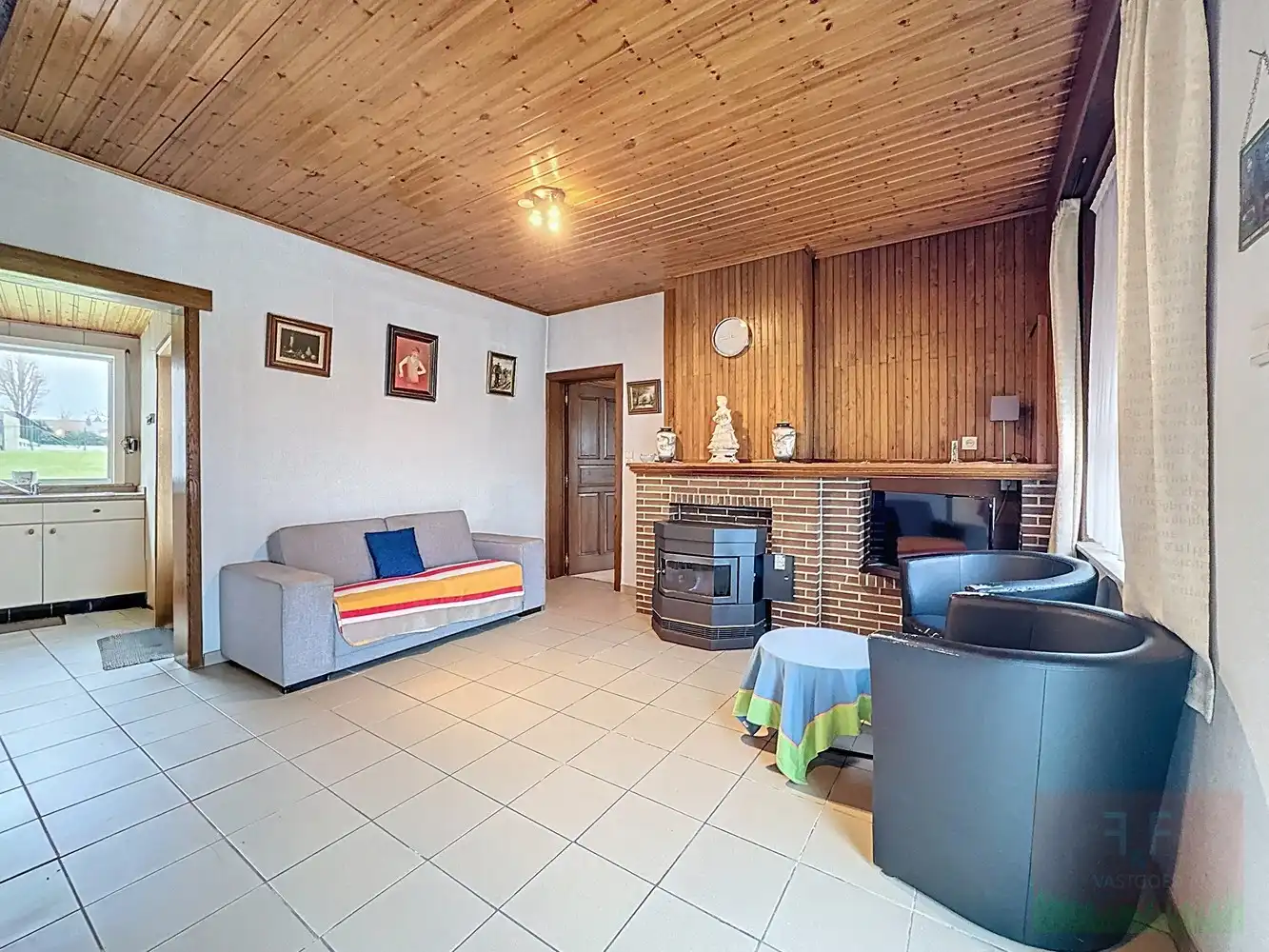 HOB met garage en grote Zuidgerichte tuin in het pittoreske Scheldewindeke foto 3