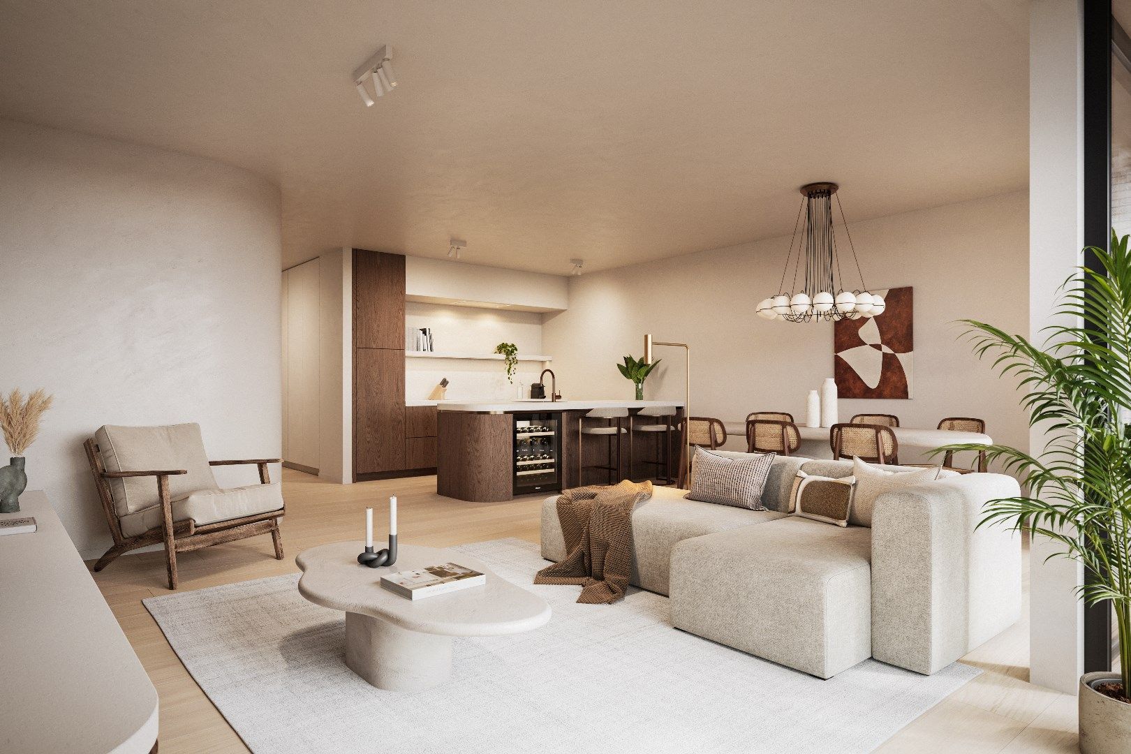 Breed nieuwbouwappartement in centrum Knokke foto 2