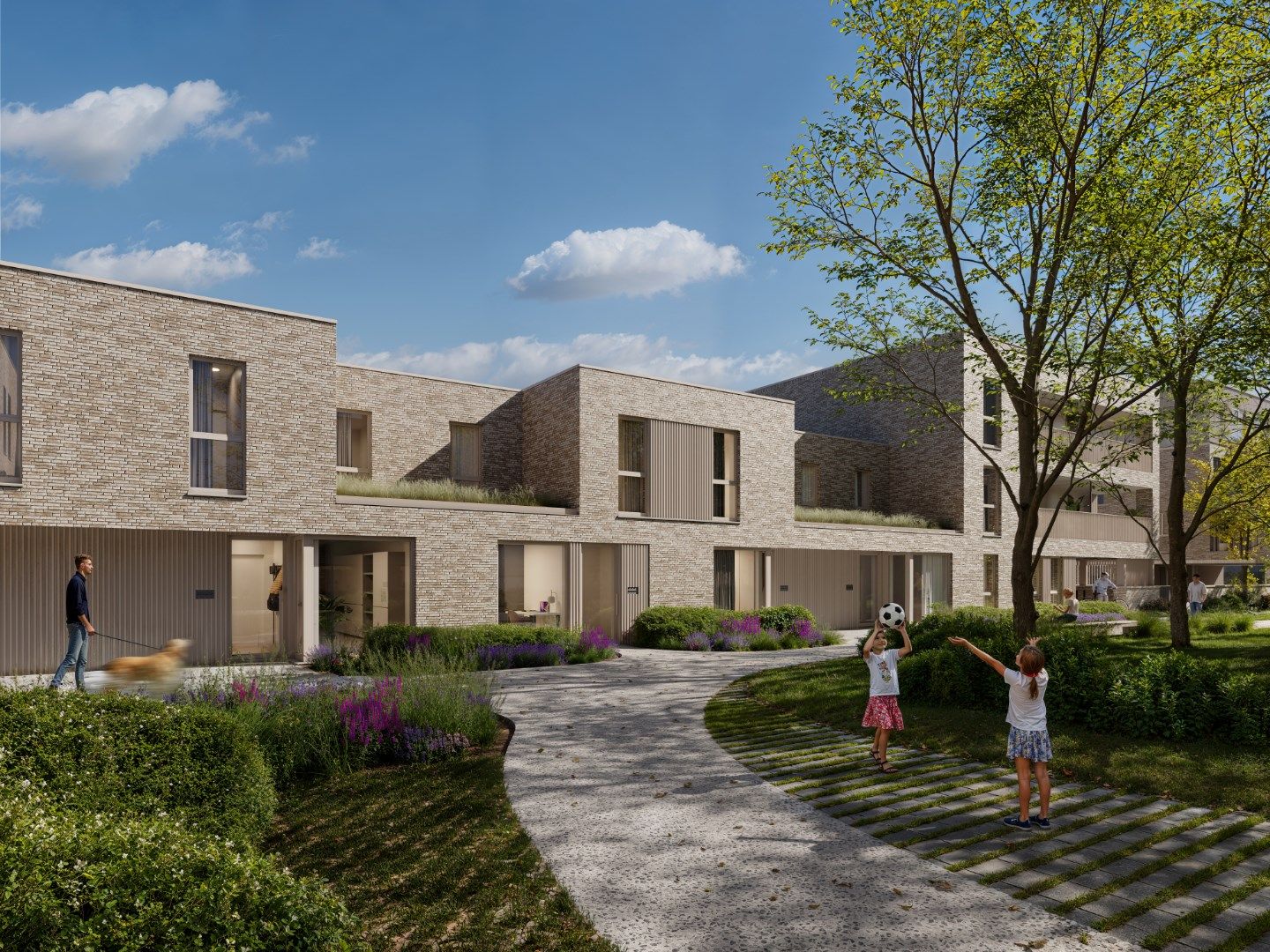 Gelijkvloers nieuwbouwappartement met twee slaapkamers en terras in Avelgem. foto {{pictureIndex}}