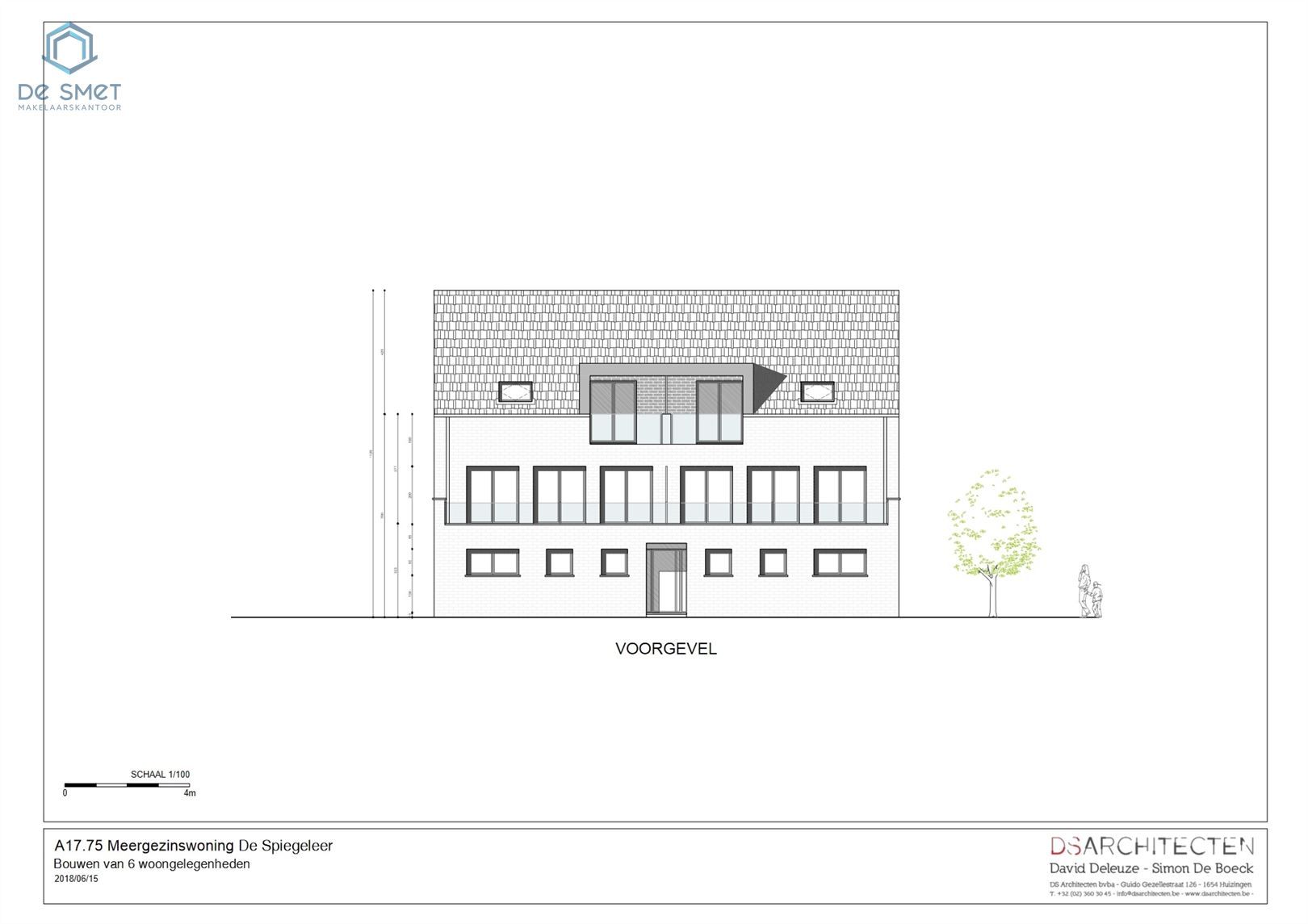 PROJECTGROND VOOR 6 APPARTEMENTEN OF PROJECT GARAGECOMPLEX OF OPEN BEBOUWING foto 2