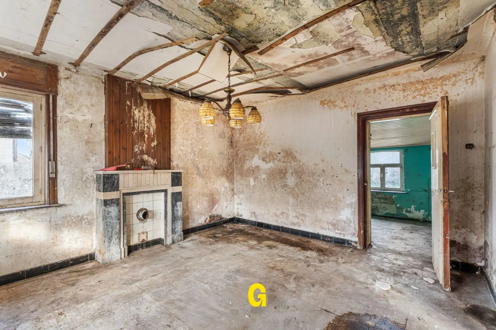 Grondig te renoveren/te slopen halfopen woning op 6a 17ca te Waltwilder. foto 12