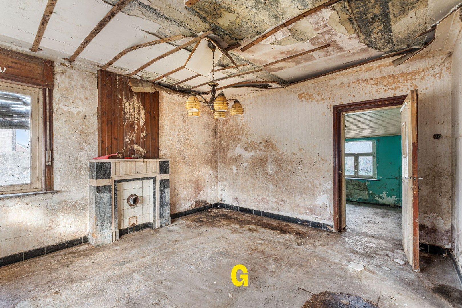 Grondig te renoveren/te slopen halfopen woning op 6a 17ca te Waltwilder. foto 12