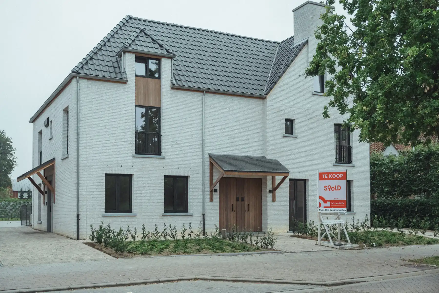 Nieuwbouwduplex met 3 slaapkamers, dubbele garage en terras foto 2