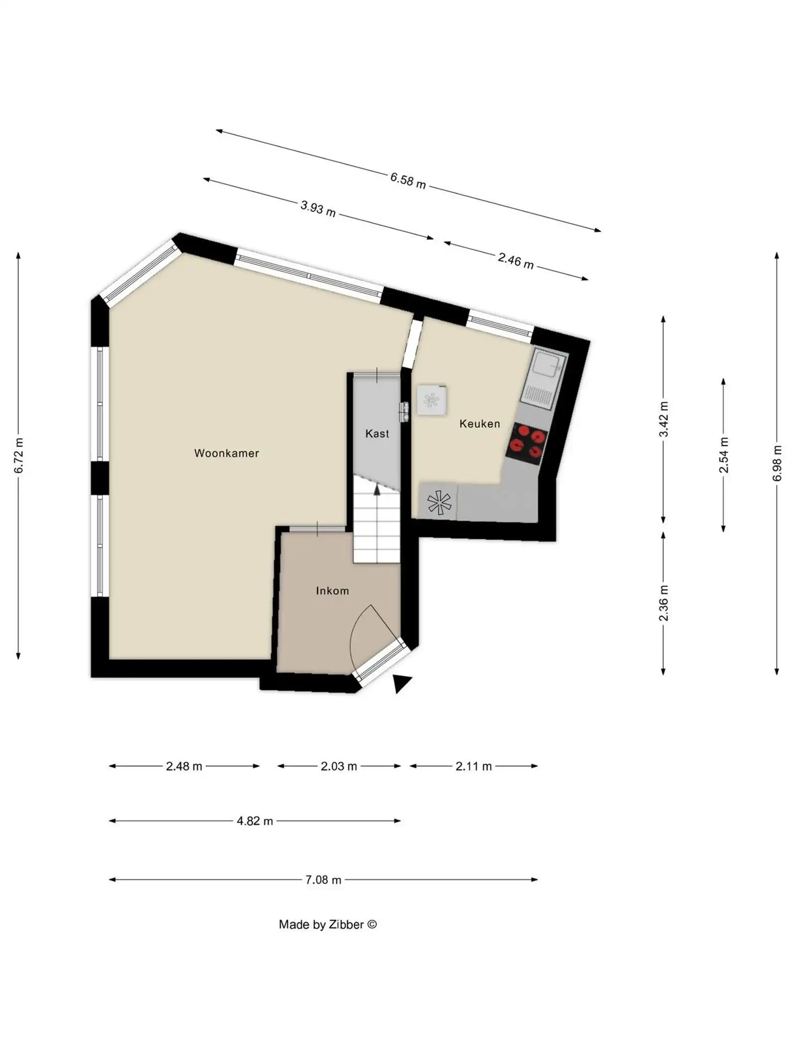 Duplex met 3 slaapkamers foto 2