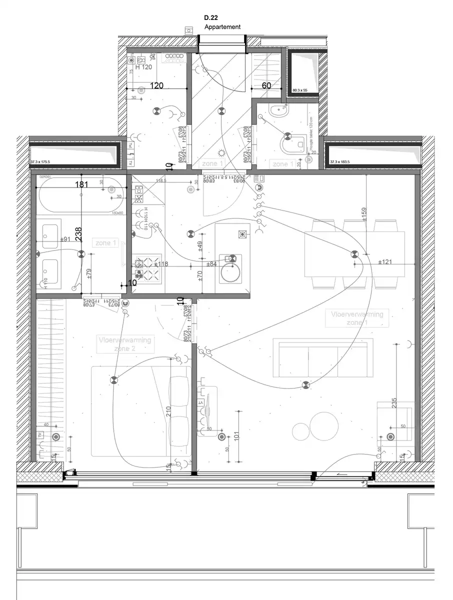 1-slaapkamerappartement met terras & zijdelings Scheldezicht foto 10