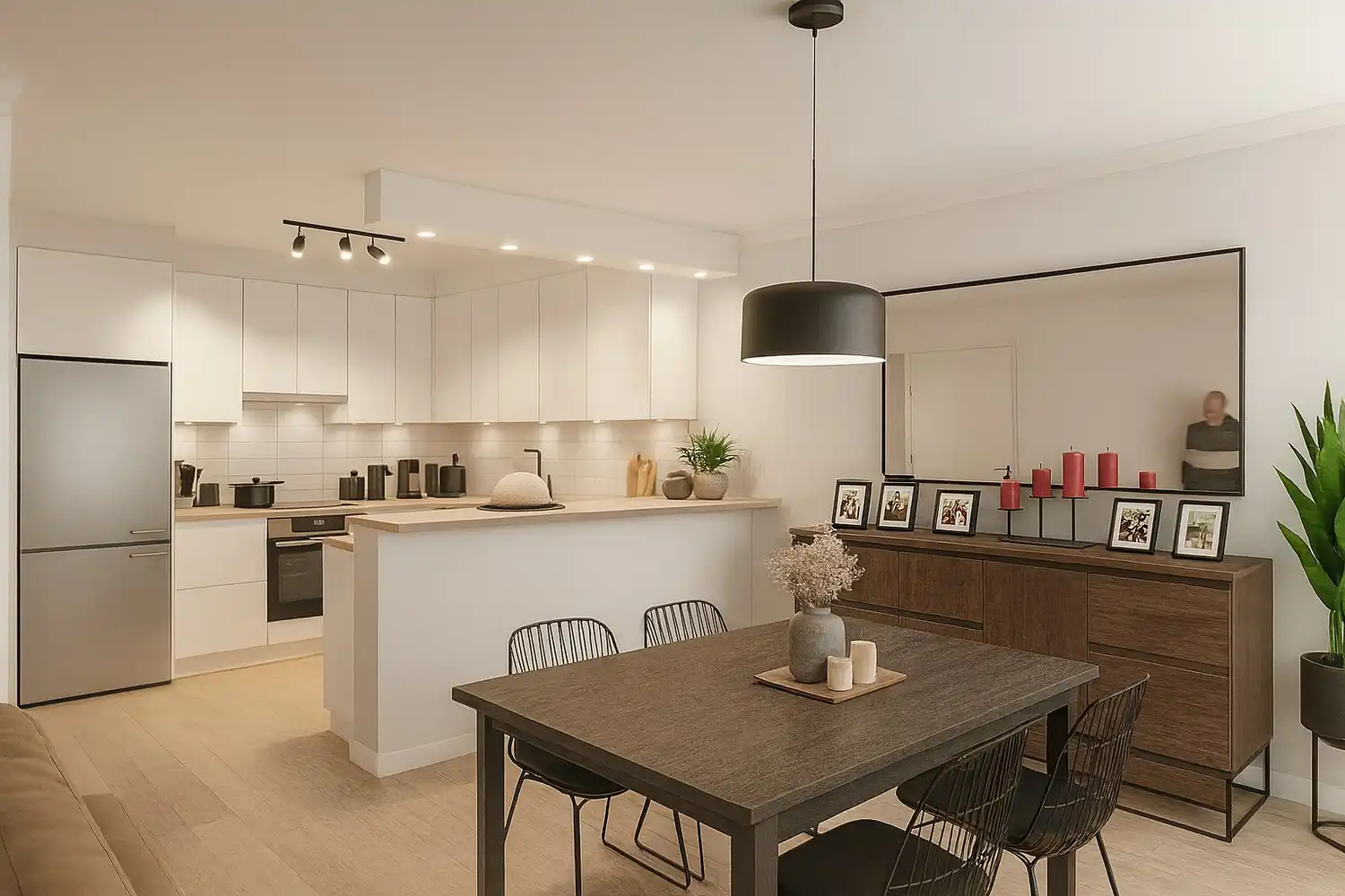 Ruim appartement met twee terrassen en binnenstaanplaats foto 7