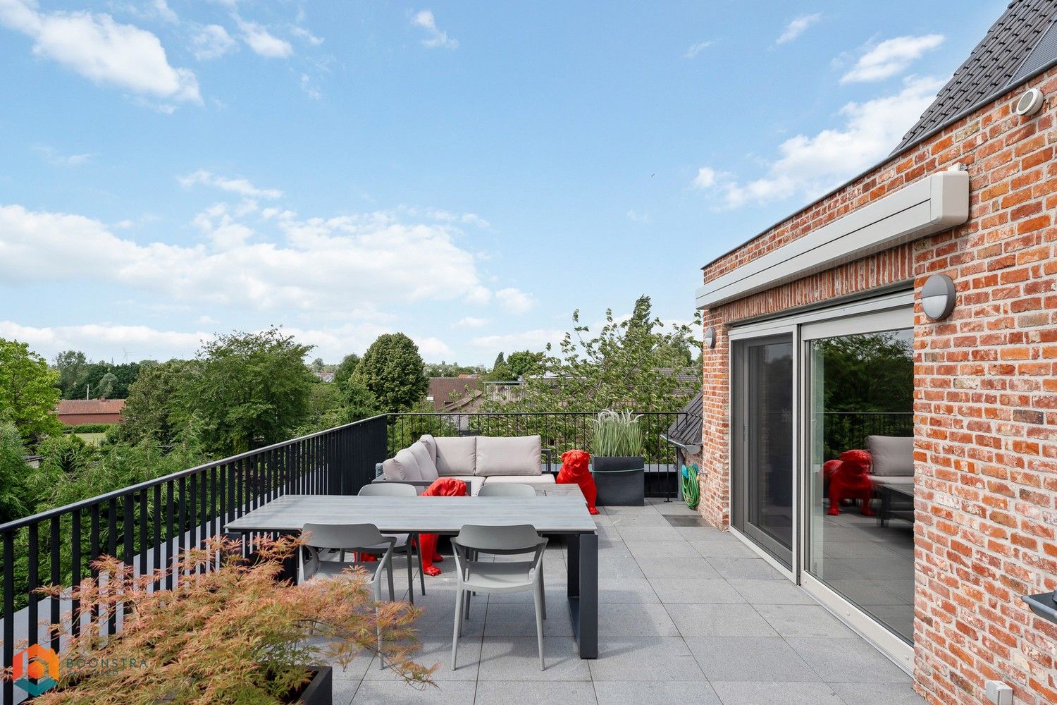 Luxueus duplex app. met 2 slpkrs en royaal terras (37m²) te Reet foto 12