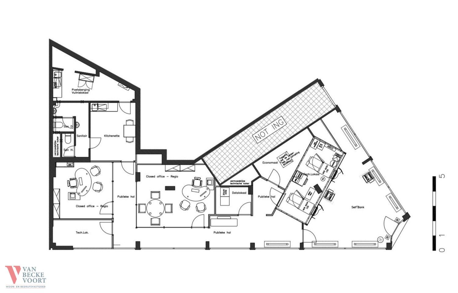 Handelsgelijkvloers op hoekligging 174m² foto 4