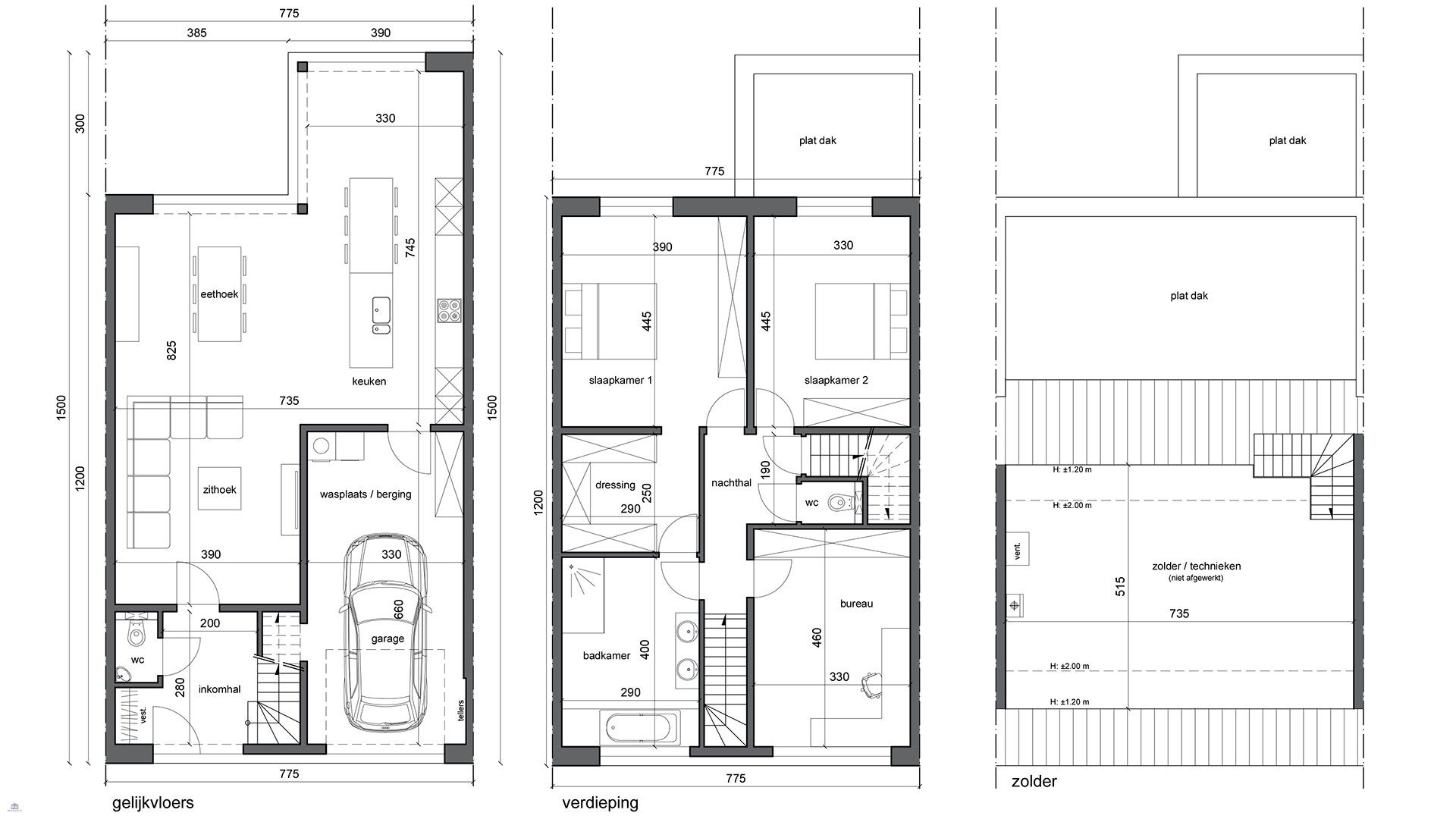 Nieuw te bouwen woning te Waregem foto 2