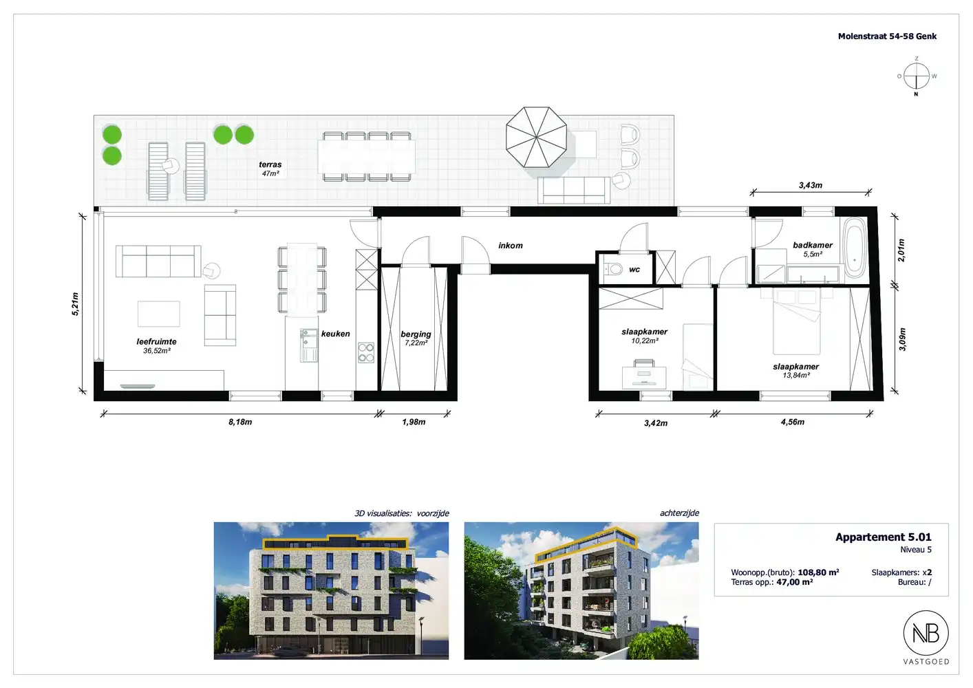 Penthouse met autostaanplaats! foto 6