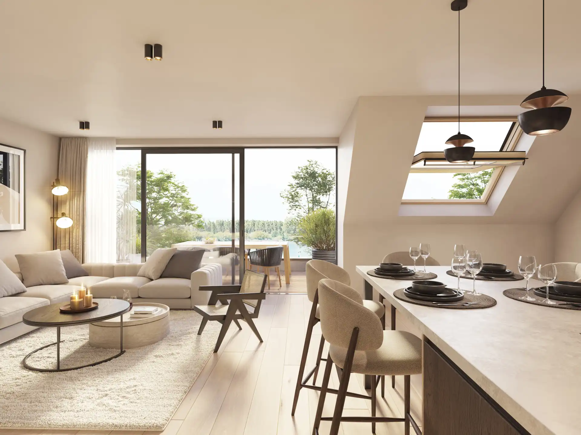 WICHELEN - Nieuwbouwduplex met 2 slaapkamers en terras foto 7