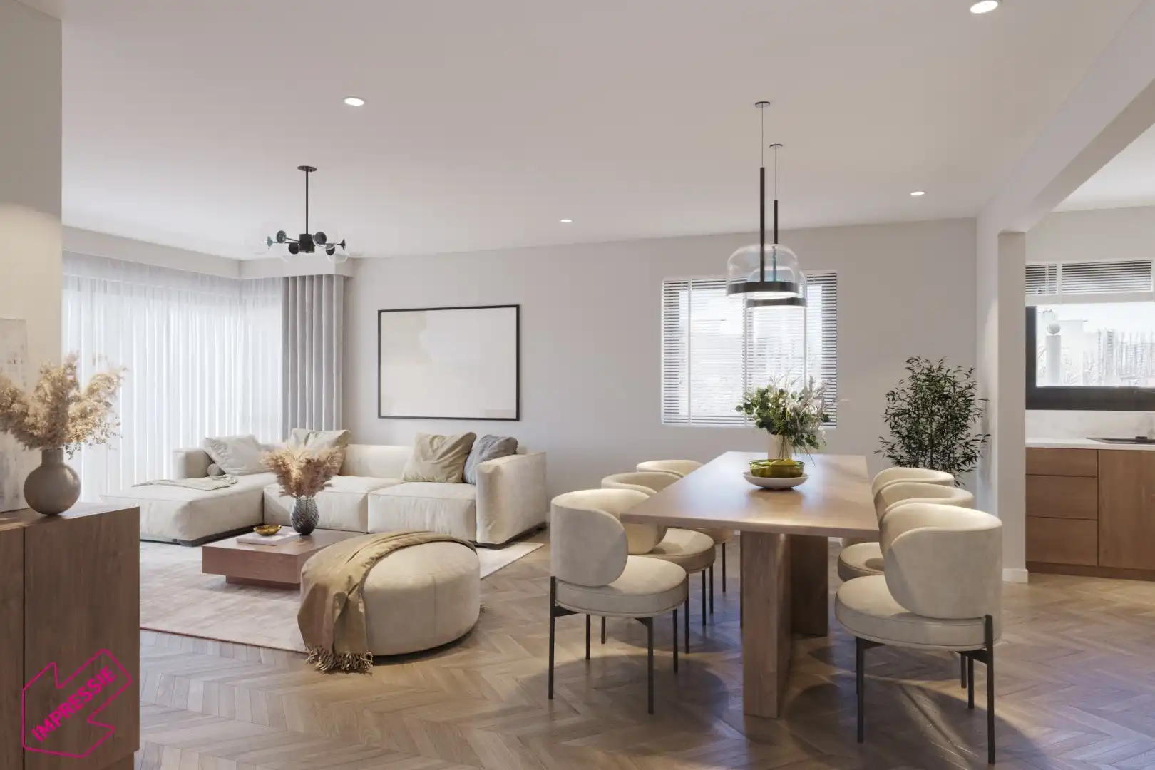 Hoekappartement met drie slaapkamers foto {{pictureIndex}}