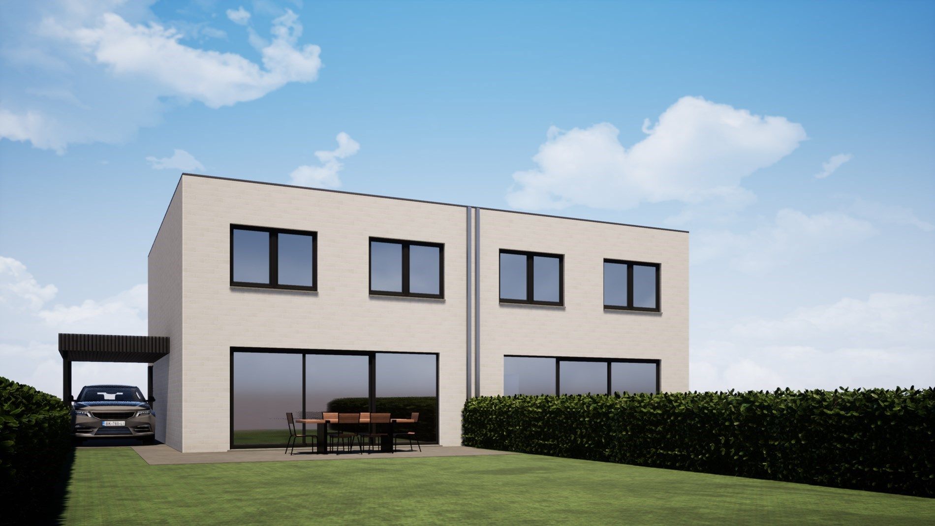 Ruime halfopen bebouwing op 400 m² met Zuid georiënteerde tuin op topligging te Torhout foto 4