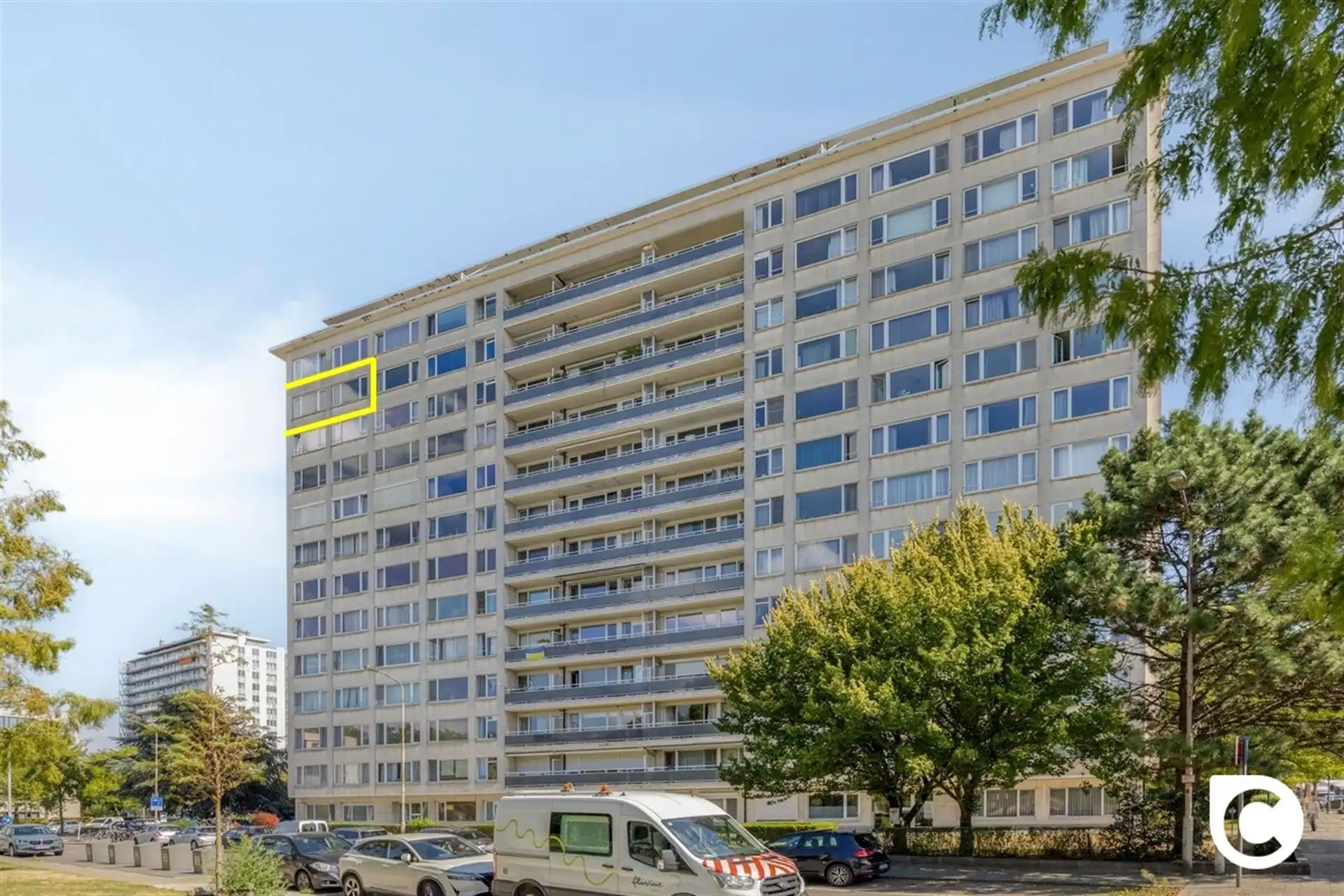 Lichtrijk 2 slpk app met airco en zicht op de Antwerpse skyline! foto 11