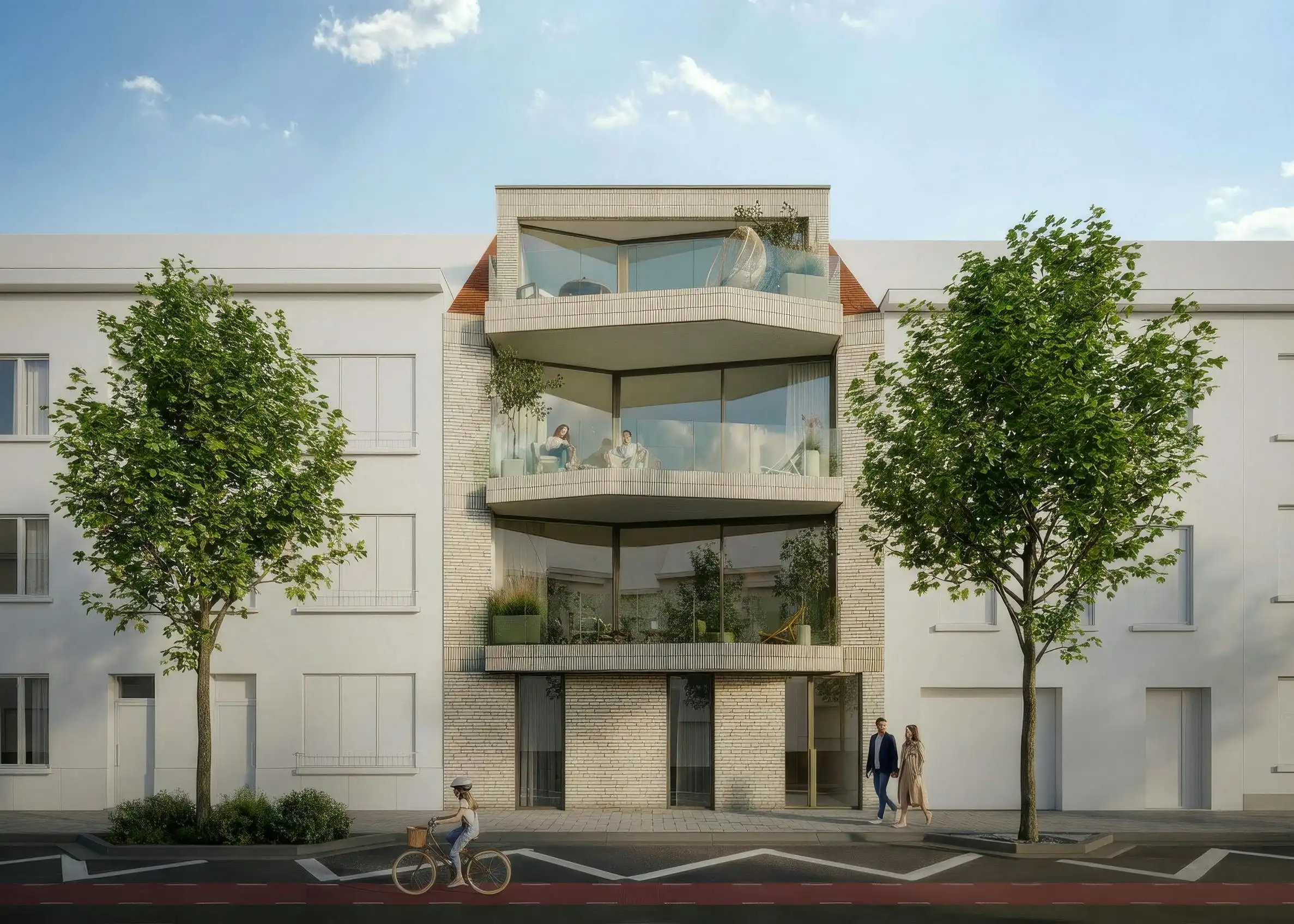 Opbrengsteigendom met 4 appartementen te Heist foto {{pictureIndex}}
