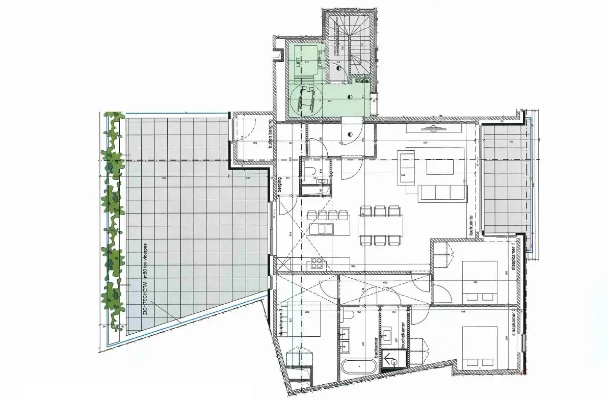 Recent gebouwde PENTHOUSE met groot terras in centrum | Stormestraat foto 13