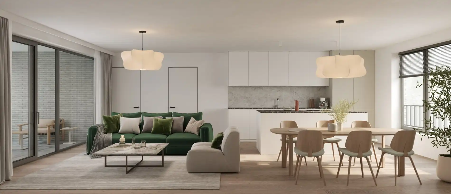 Modern nieuwbouwappartement in het groene Assebroek, op fietsafstand van het centrum van Brugge foto 6