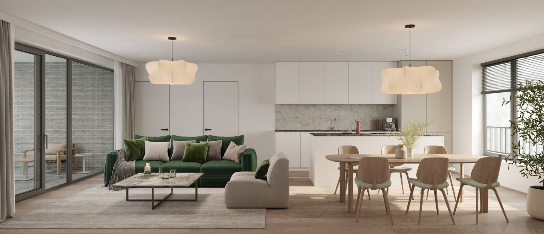 Modern nieuwbouwappartement in het groene Assebroek, op fietsafstand van het centrum van Brugge foto 6