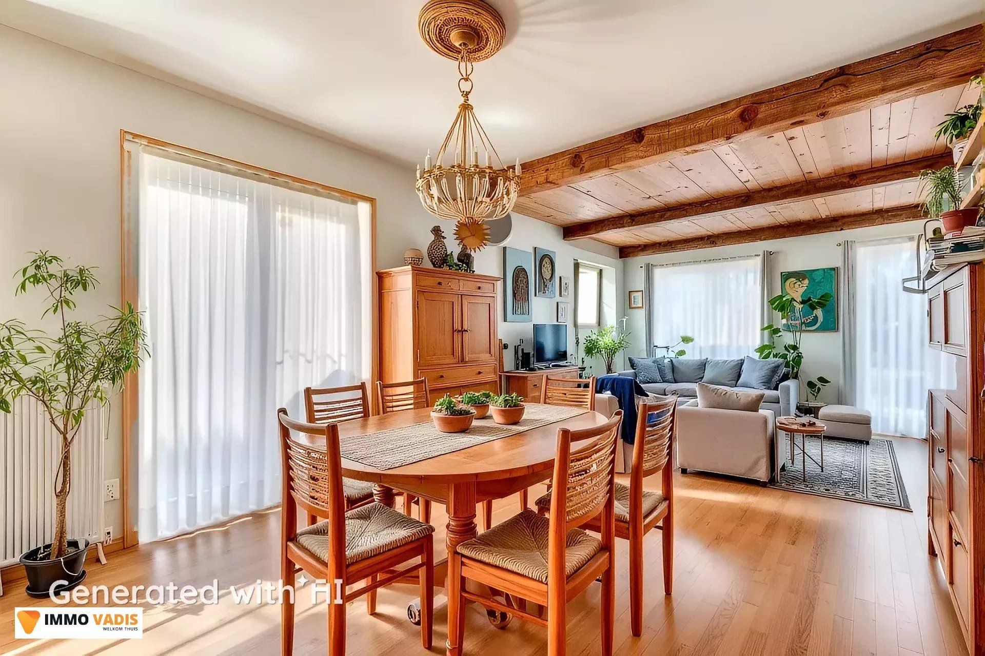 Te koop op lijfrente - Comfortabele villa met drie slaapkamers, twee garages en een magazijn. foto 8