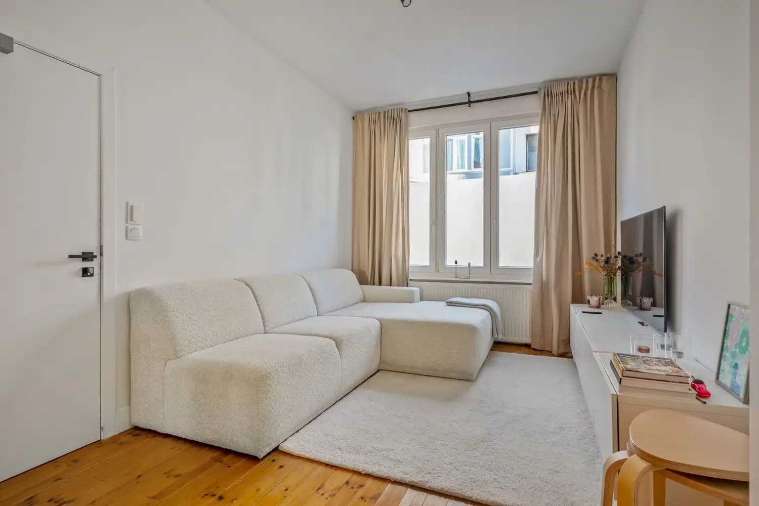 Charmant gelijkvloers appartement met 1 slpkr en stadstuin foto 2