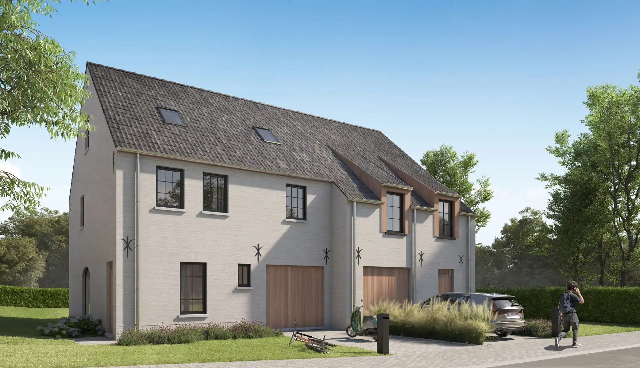 Landelijke, halfopen woning foto 2