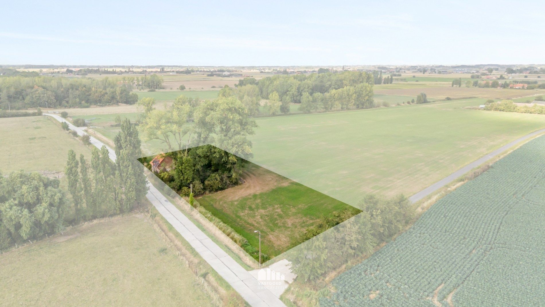Perceel bouwgrond op rustige ligging in Boezinge met open zicht over de velden.  foto 4