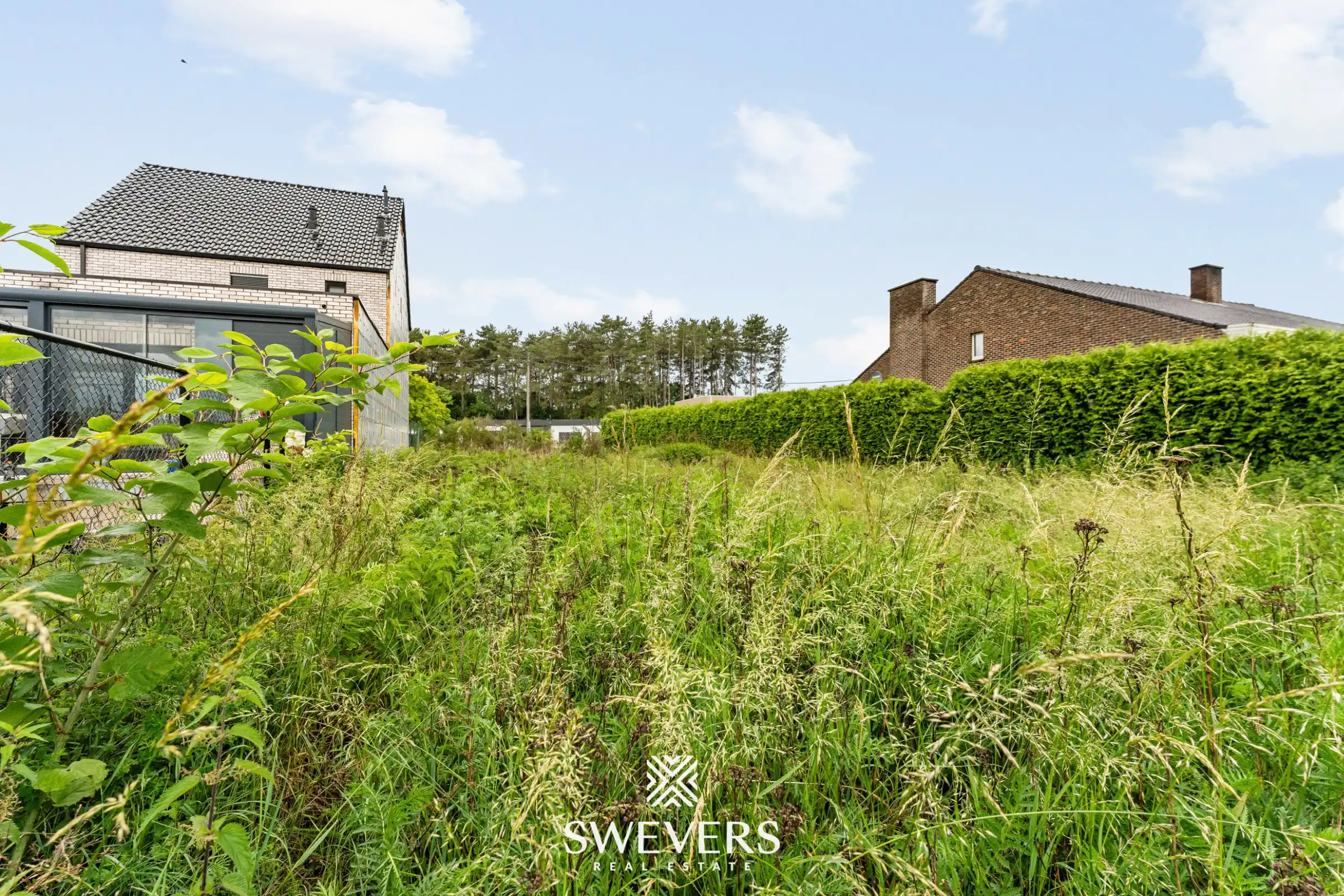 Bouwgrond voor halfopen bebouwing op 7a33 in doodlopende straat in Paal foto 14