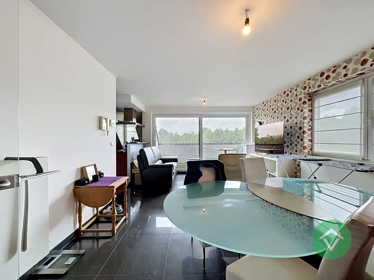 Lichtrijk appartement met garage en prachtig zicht op het park ’t Oosthof te Koekelare foto 7