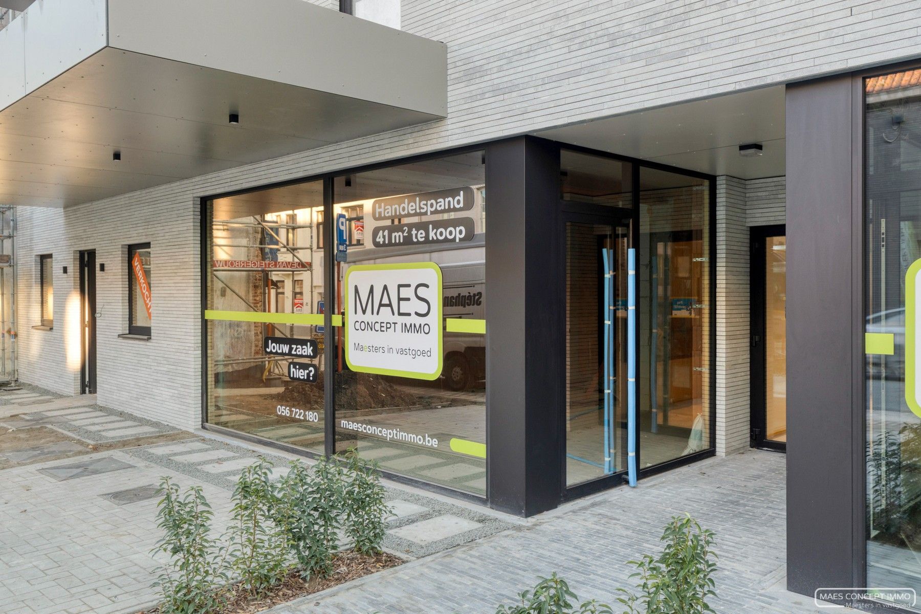 Handelspand te koop van 40 m2 in centrum Anzegem foto {{pictureIndex}}