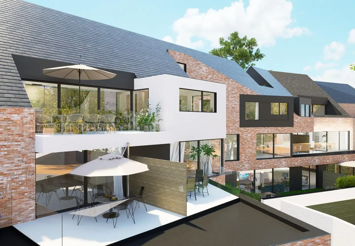 Nieuwbouwproject ‘Emilia’ in Ertvelde – stijlvol en energiezuinig wonen - 6% BTW mogelijk foto {{pictureIndex}}