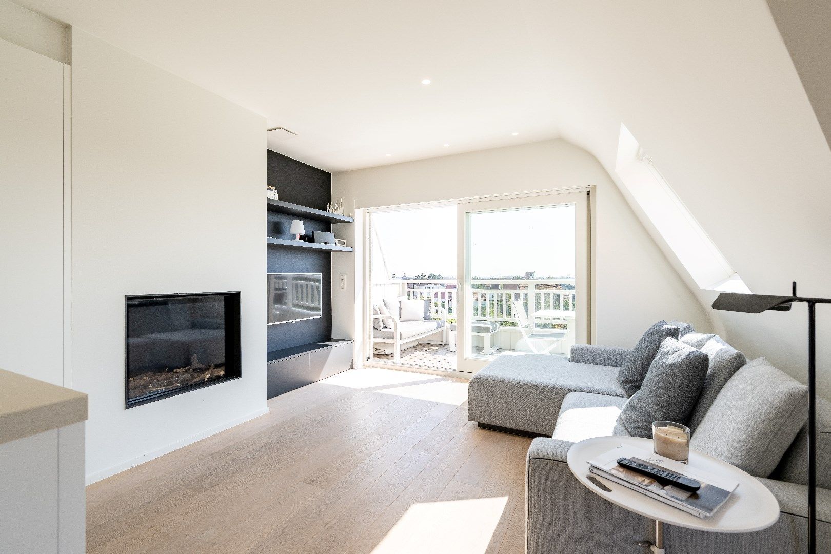 Recent en luxueus afgewerkte hoekpenthouse met adembenemend zicht over het Park58. Inpandige box te koop foto 8