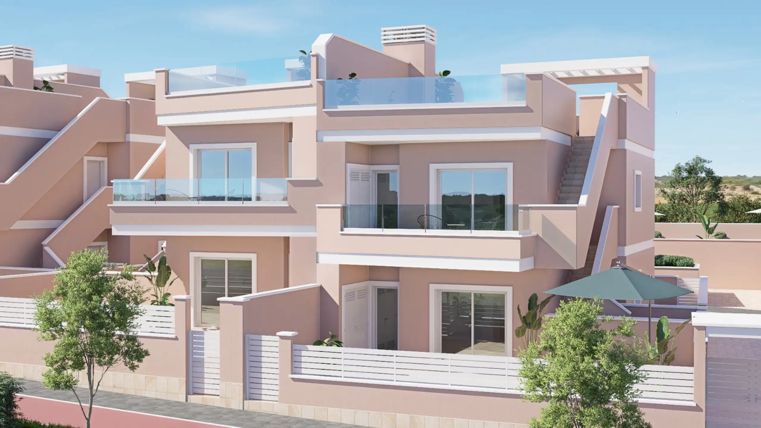 SPANJE - Bungalows (3slpk/2bad), aan golf 10min zee, strand foto 12
