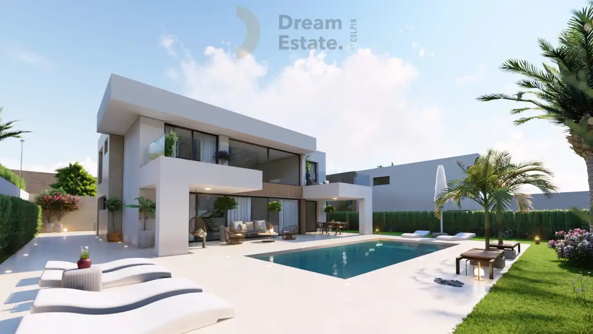 Moderne luxe villa's op slechts 150m van strand en zee. foto {{pictureIndex}}