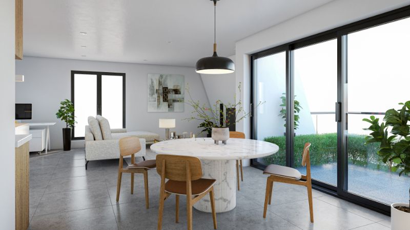 Penthouse nieuwbouw 141m² met terras 8m² op het westen foto 5