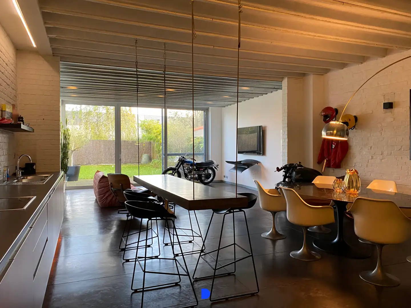Prachtige loftwoning in Desselgem met 2 slaapkamers & tuin. foto 2