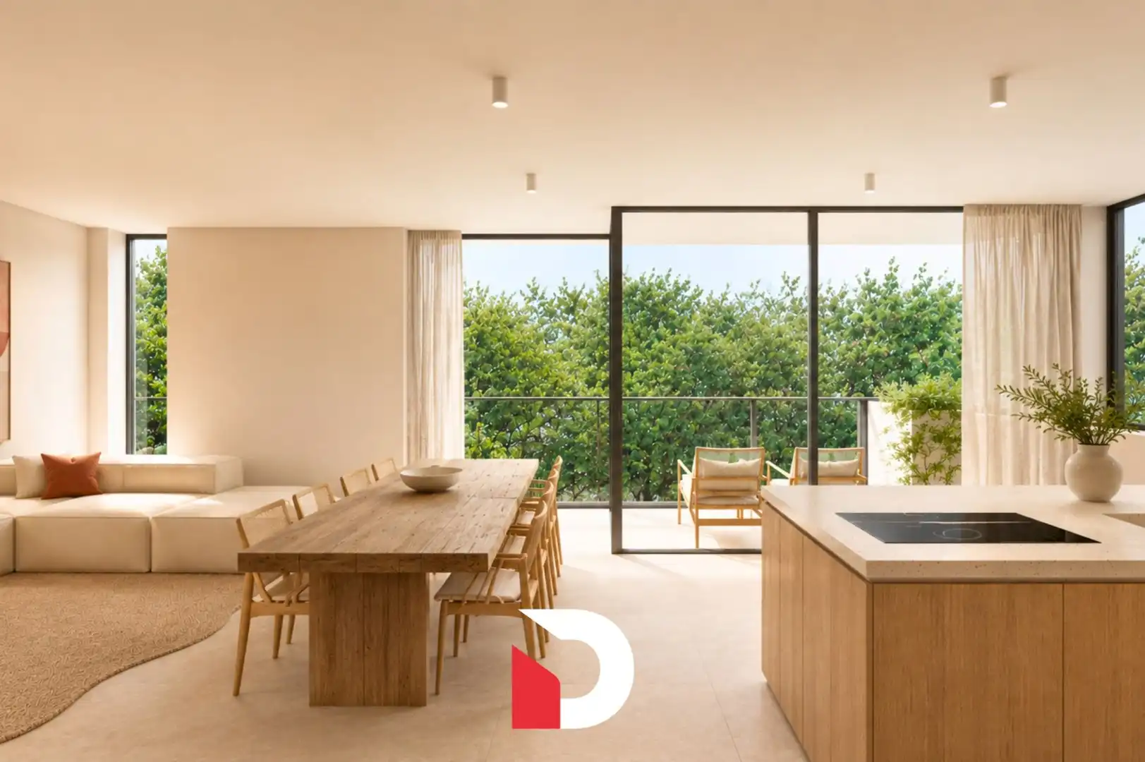 Nieuwbouwappartement met 3 slaapkamers en terras te Sint-Michiels (Brugge) foto 3