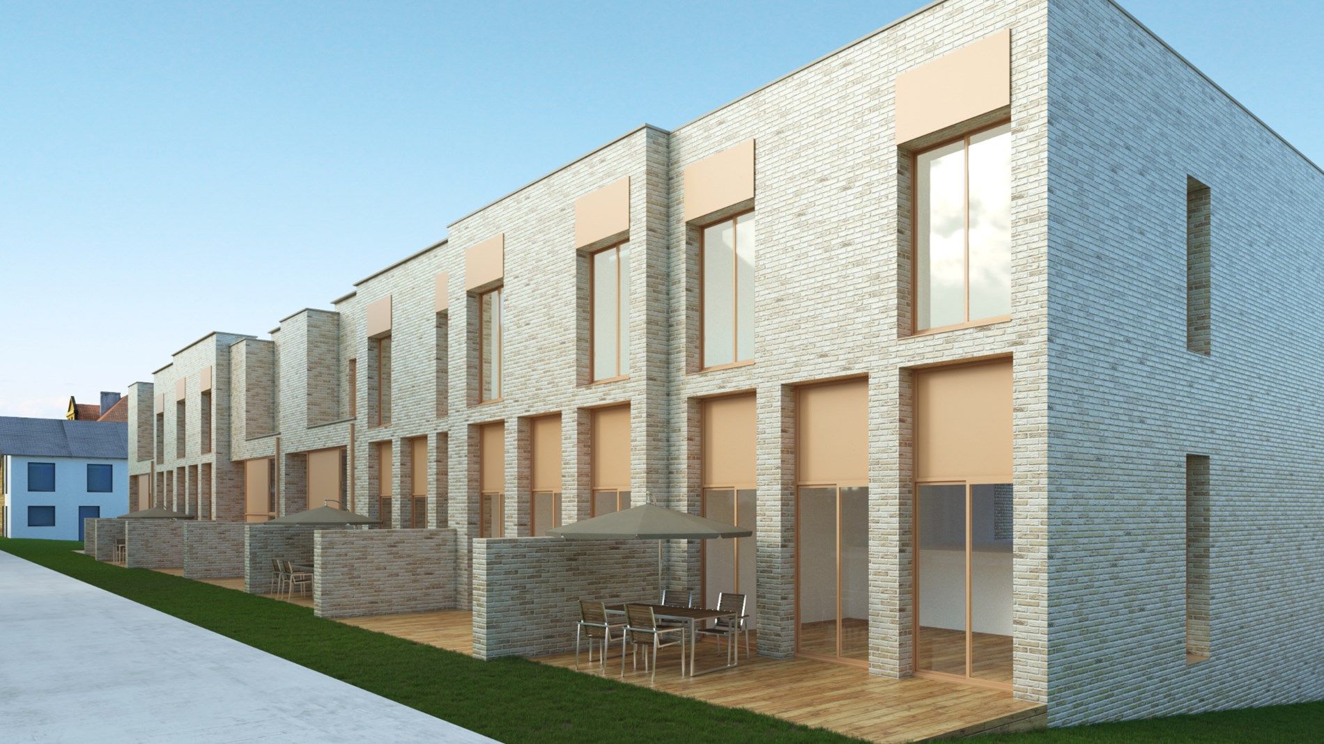 Sleutel-op-deur afgewerkt nieuwbouw stadwoning met 3 slaapkamers, tuin en parking te centrum  foto 3