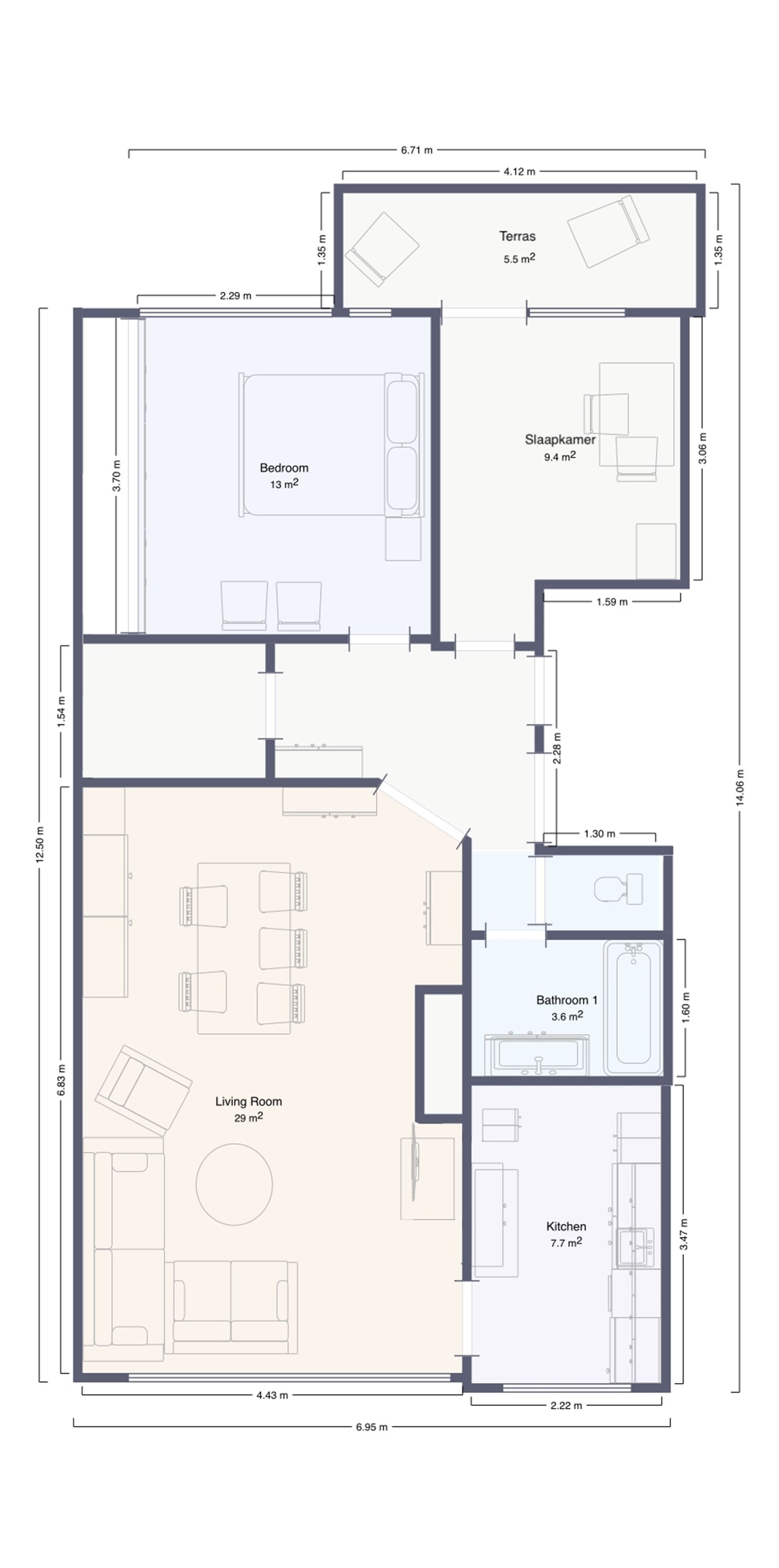 Instapklaar Appartement met Terras en Garage foto 19
