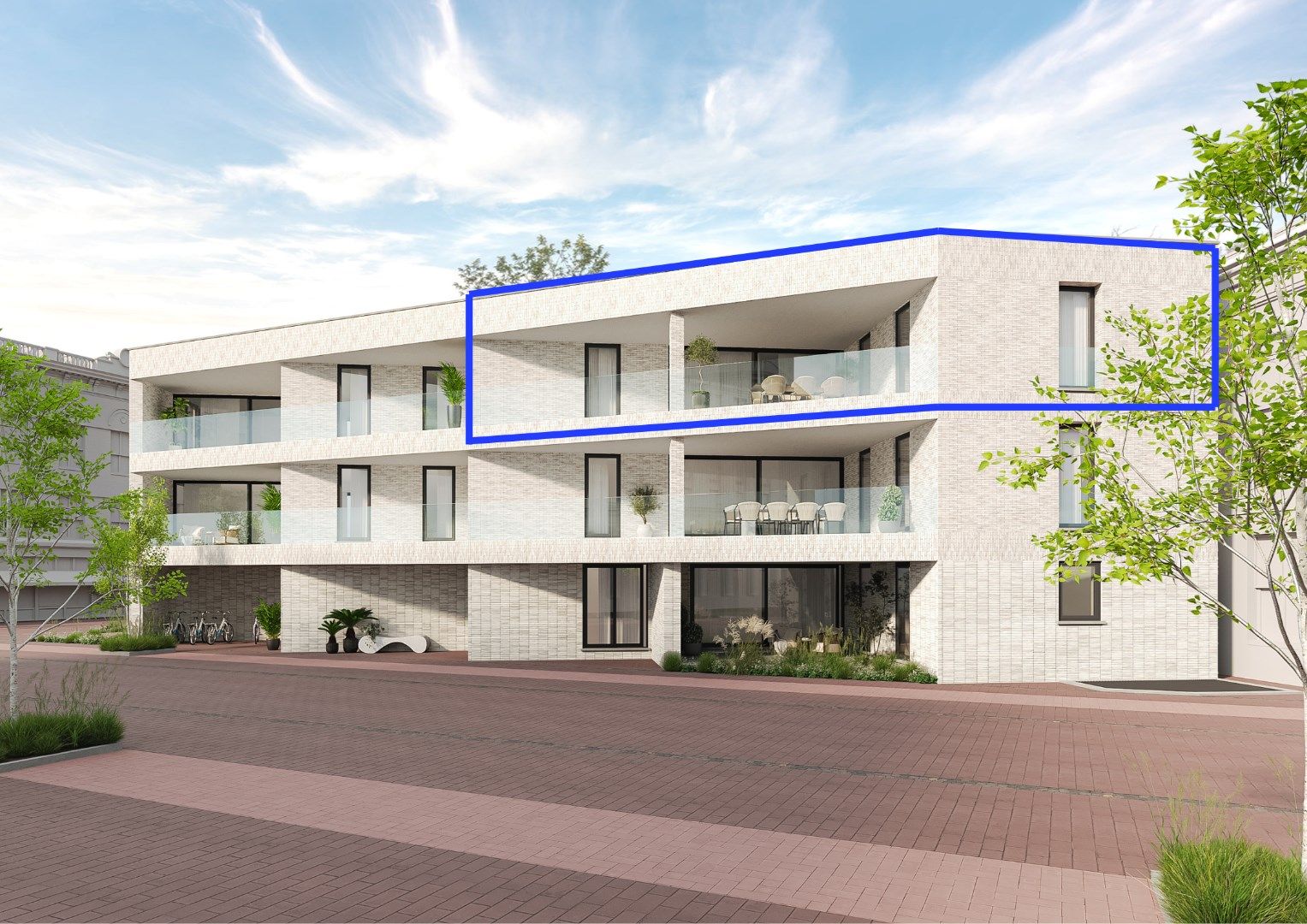 Luxueus en energiezuinig nieuwbouw appartement gelegen op de tweede verdieping met zicht op het Dorpsplein in Kinrooi foto 1