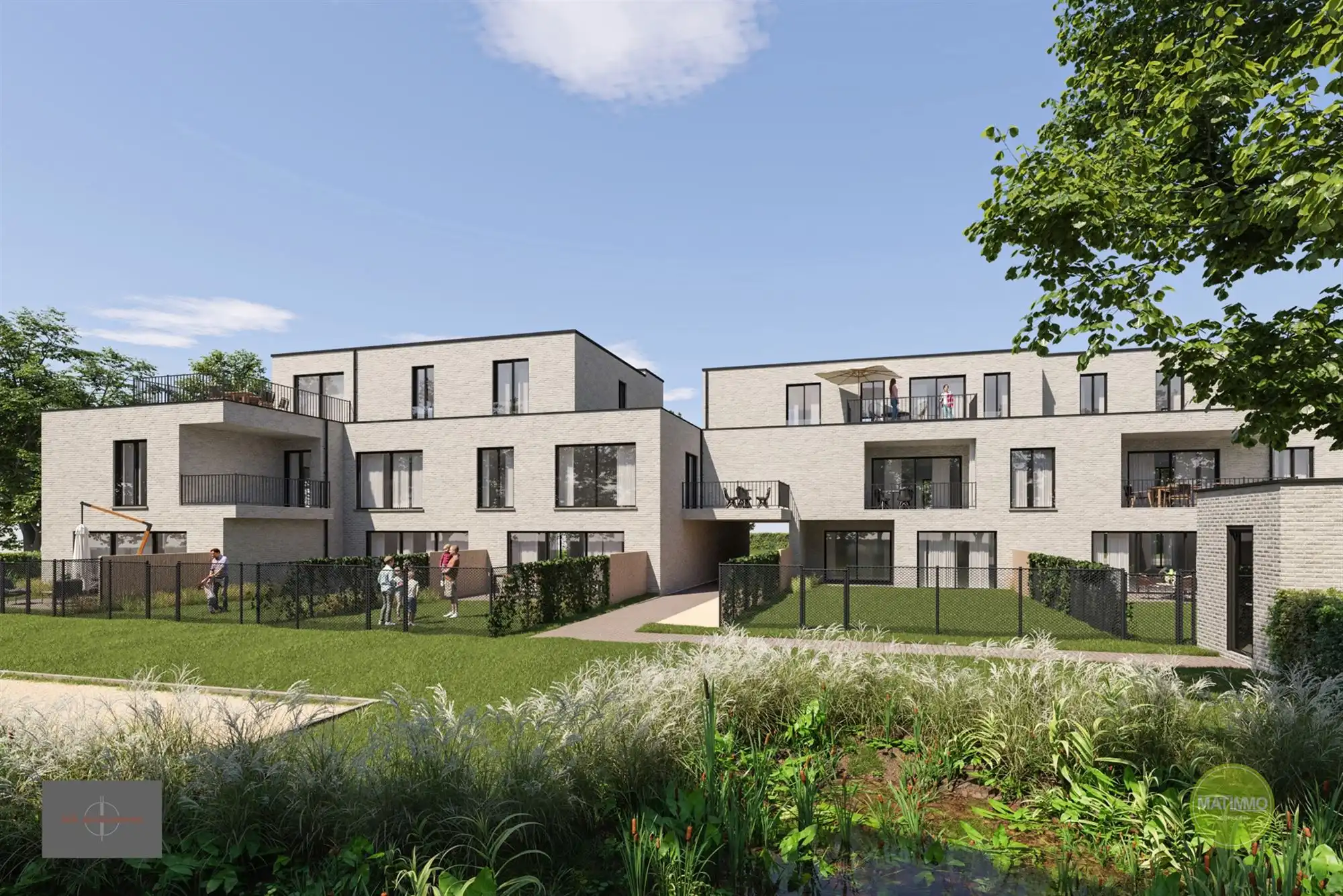 Prachtig gelijkvloers nieuwbouwappartement met 2 slaapkamers foto {{pictureIndex}}