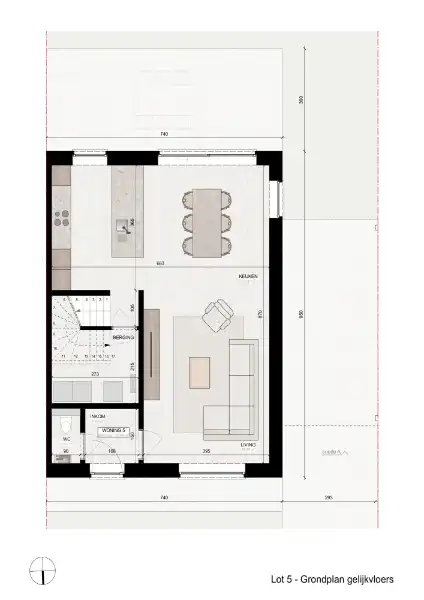 Energiezuinige halfopen nieuwbouwwoning met carport foto 3