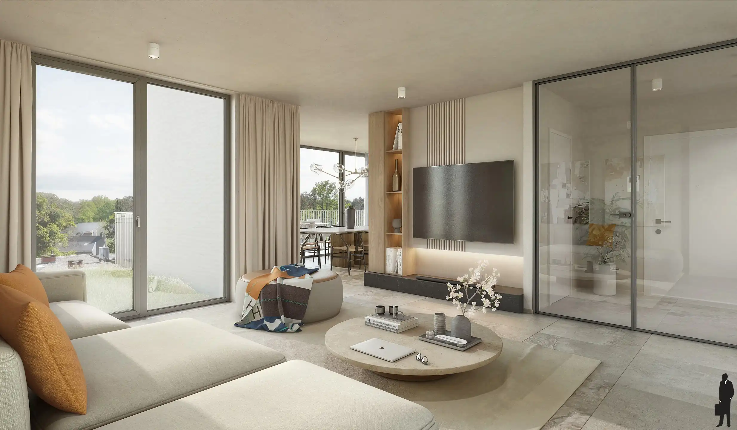 Nieuwbouwapp. op de 2de verd. van ca. 111 m² in Parkhof! foto 5